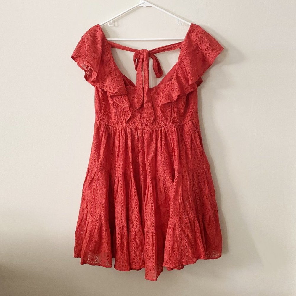 ✨HP✨Free People Undone Lace Mini Dress NWOT - Picture 7 of 13